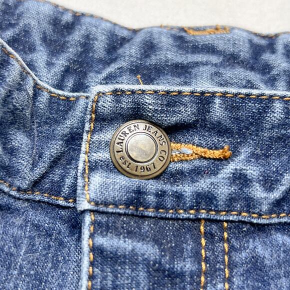 Ralph Lauren Lauren Jeans Co Braided Jeans Denim High Rise Women's 14 Western - Picture 7 of 8